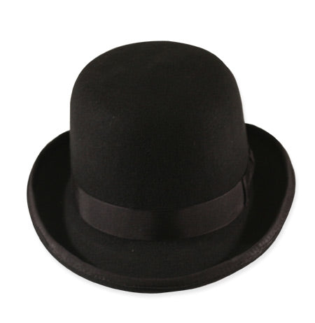 Tall Derby - Black Wool