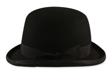 Tall Derby - Black Wool