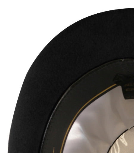 Tall Derby - Black Wool
