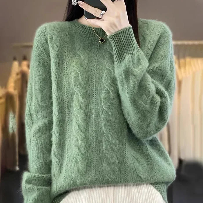 Tanya | Warm Knitted Sweater 🧶