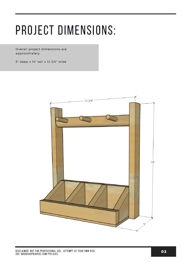 Tea Storage Box with Mug Holder