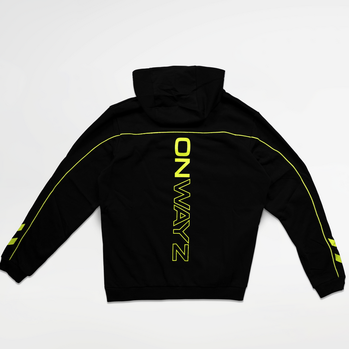 Technical Zip Hoodie - Black