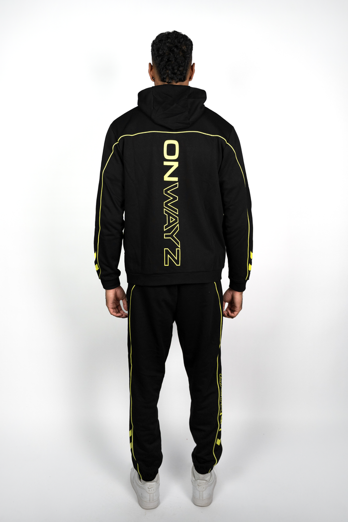 Technical Zip Hoodie - Black