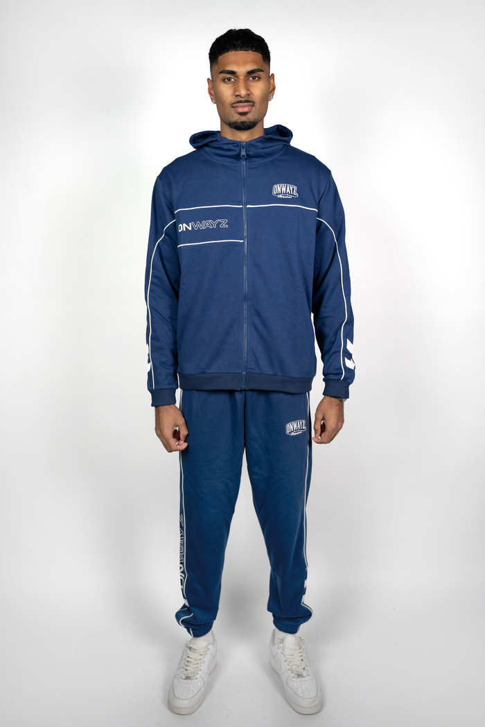 Technical Zip Hoodie - Navy