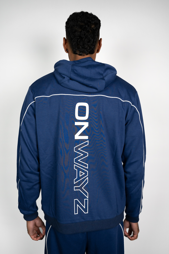 Technical Zip Hoodie - Navy