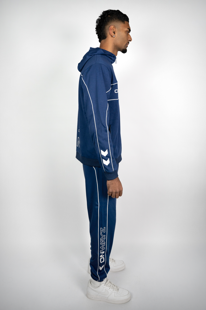 Technical Zip Hoodie - Navy