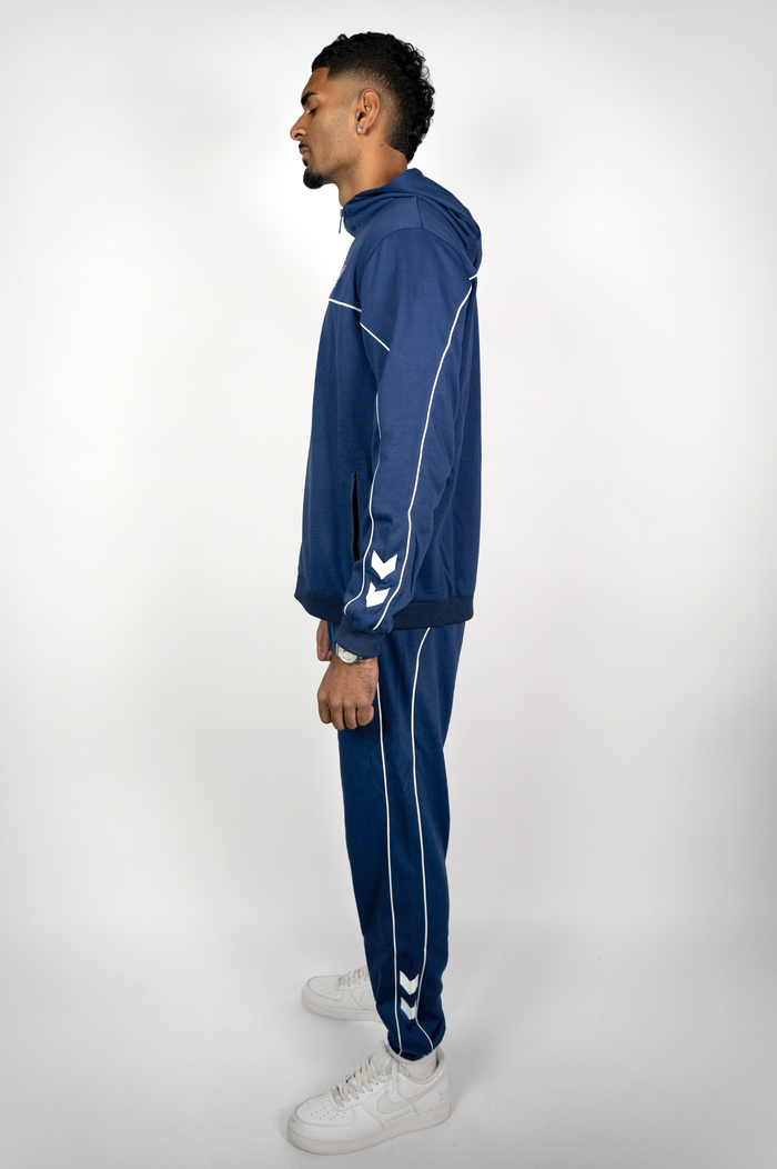 Technical Zip Hoodie - Navy