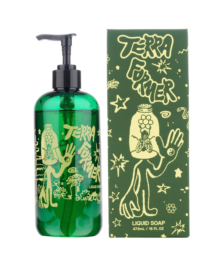 Terra Former Liquid Castile Soap 16oz - Green