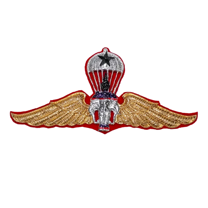 Thailand Army Senior Parachute Wings Badge - Army & Outdoors - Flags, Badges & Insignia