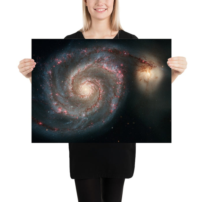 The Whirlpool Galaxy (Messier 51) – Hubble Space Telescope Image