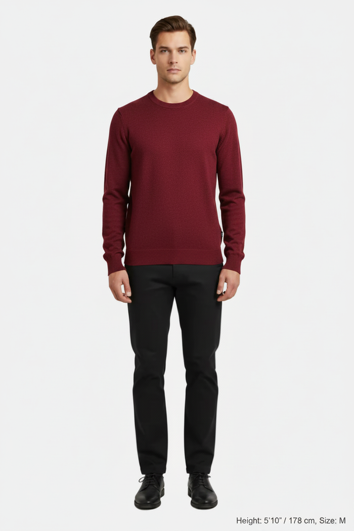 Thorn Dark Red Pullover - Front