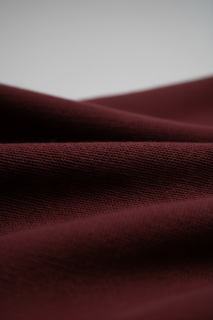Thorn Dark Red Pullover - Fabric