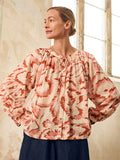 Tie Neck Swing Shirt