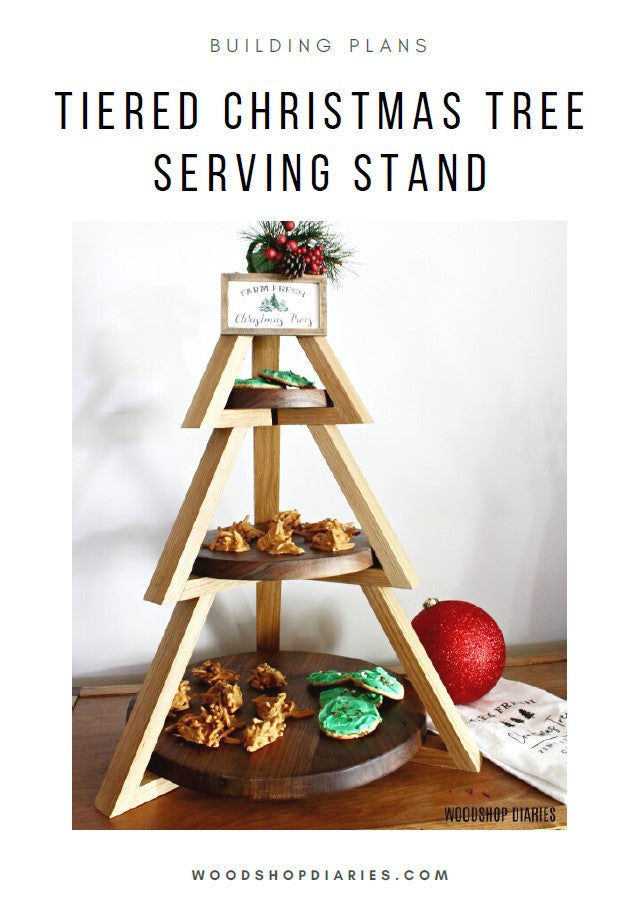 Tiered Christmas Tree Serving Tray Plans