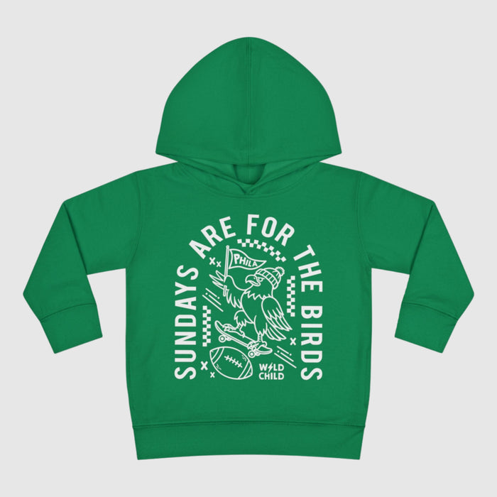 Toddler - Sundays Are For The Birds Pullover Hoodie