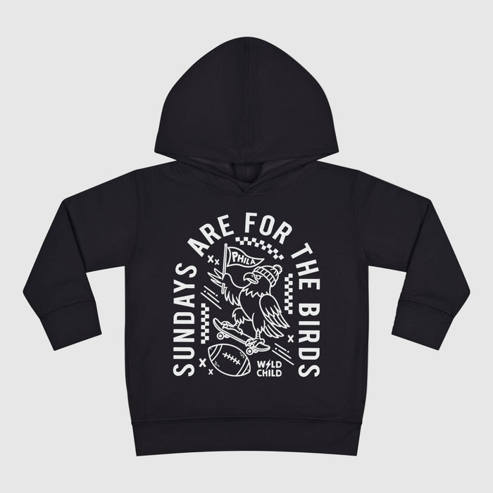 Toddler - Sundays Are For The Birds Pullover Hoodie
