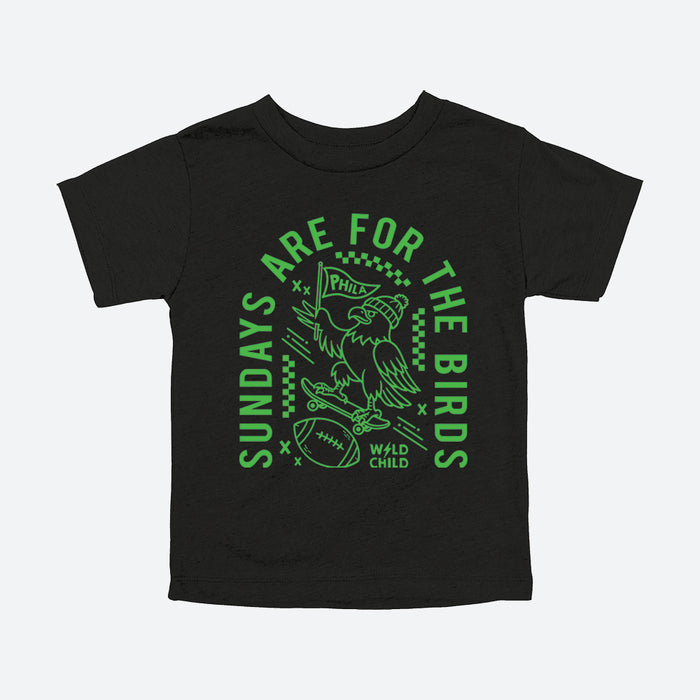 Toddler - Sundays Are For The Birds Tee