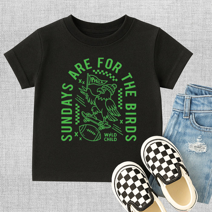 Toddler - Sundays Are For The Birds Tee