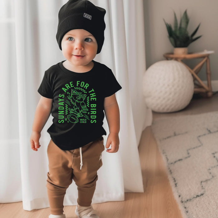 Toddler - Sundays Are For The Birds Tee