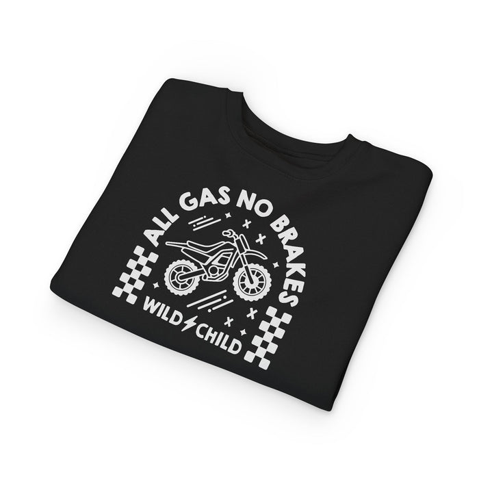 Toddler All Gas No Brakes Crewneck