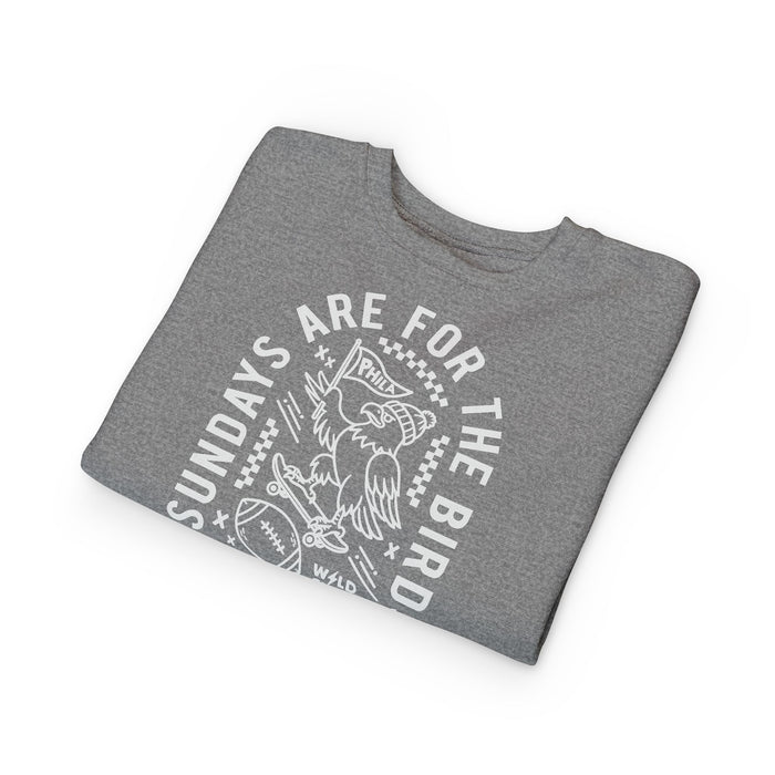 Toddler + Youth - Sundays Are For The Birds Crewneck