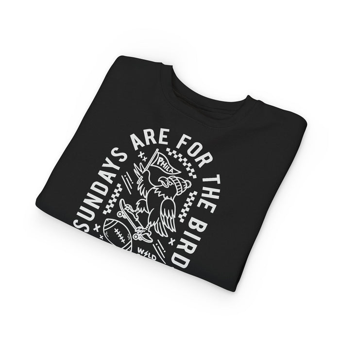 Toddler + Youth - Sundays Are For The Birds Crewneck