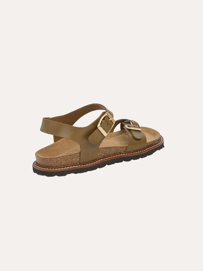 Toe Ring Leather Sandals
