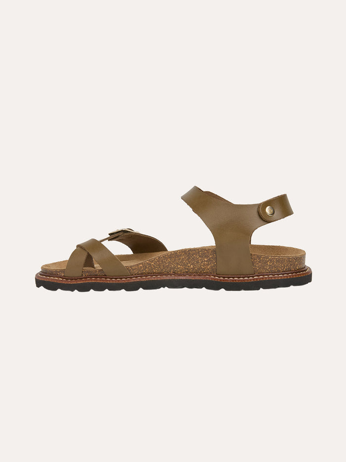 Toe Ring Leather Sandals