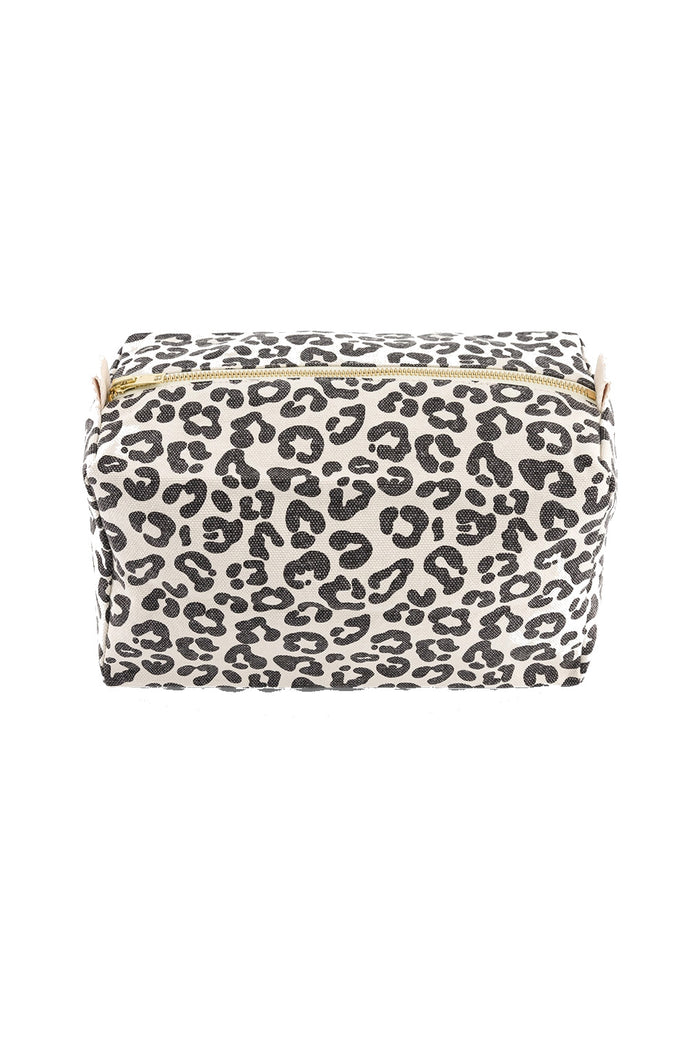 Toilet bag | animal print, Greige and Black