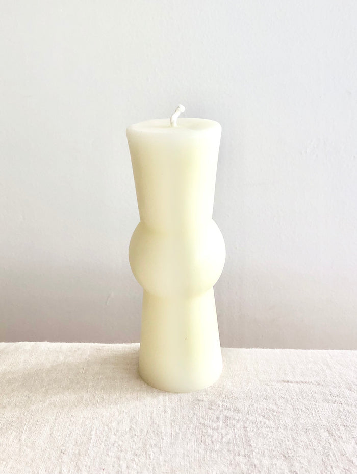 Totem Pillar Candle - Medium Cream