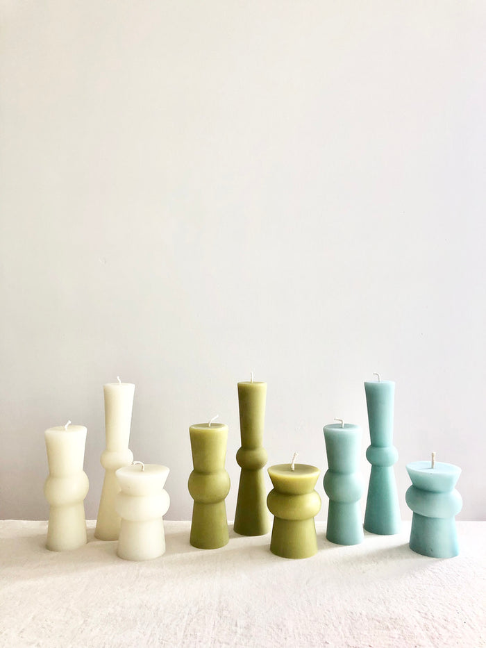 Totem Pillar Candle - Medium Cream