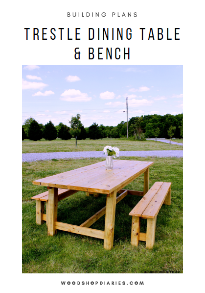 Trestle Table & Bench Building Plans