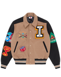 Trick Shot Collared Varsity Jacket