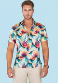 Tropic Lotus Silk Shirt - SARTORO