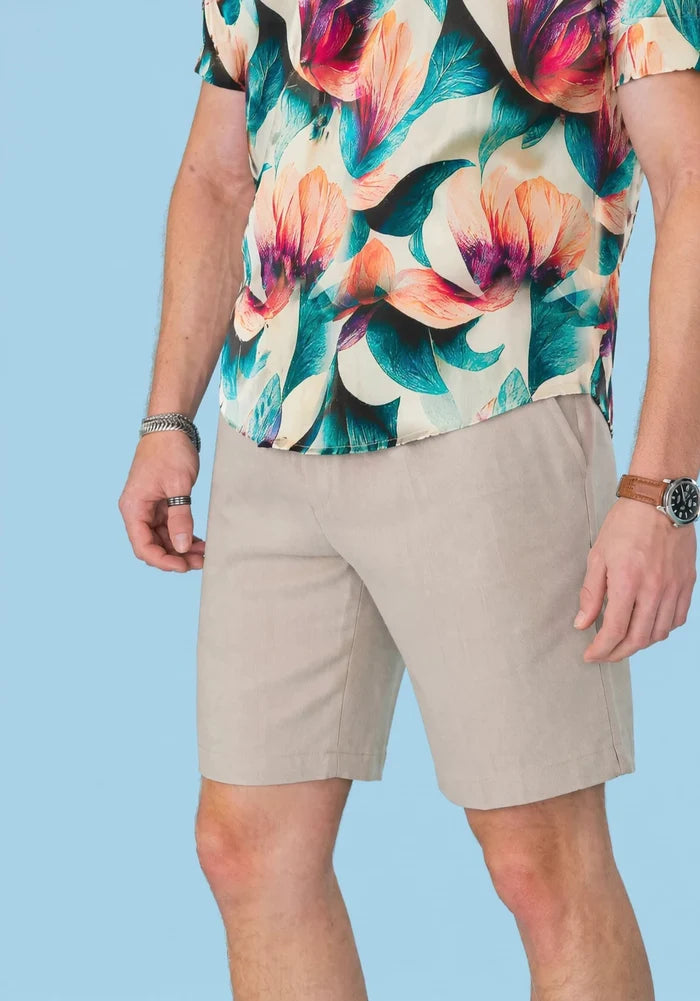 Tropic Lotus Silk Shirt - SARTORO