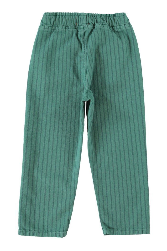 Trousers Green with Black Stripes