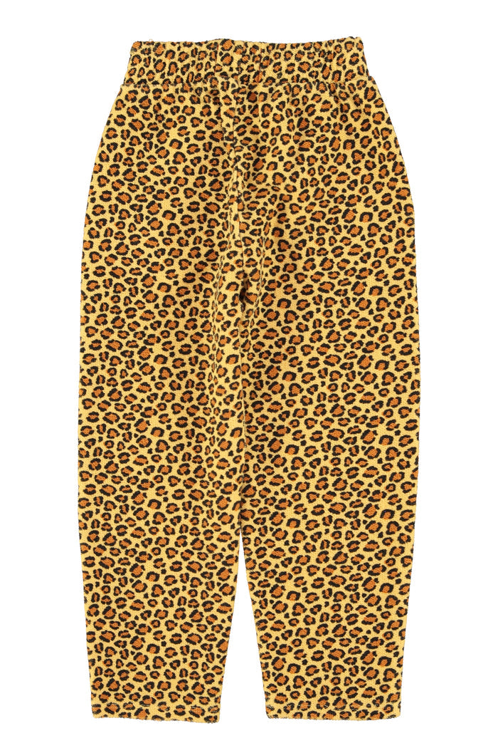 trousers | mustard animal print