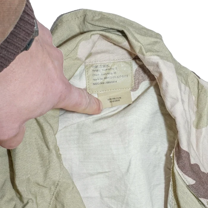Tru-Spec 3 Colour Desert Ripstop BDU Shirt - Large Regular - Tru-Spec - Field Shirts