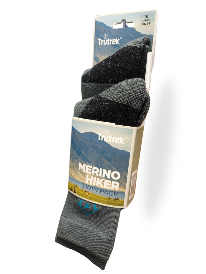 TruTrek Merino Hiker Twin Pack Sock