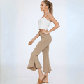 Tulip Hem Capri Pants - Stylish Cotton Capri Pants Made in USA - RFE Marketing Ventures