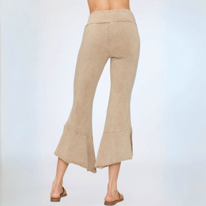 Tulip Hem Capri Pants - Stylish Cotton Capri Pants Made in USA - RFE Marketing Ventures