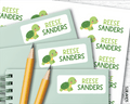 Turtle Name Labels . Personalized Belonging Labels - Scrap Bits