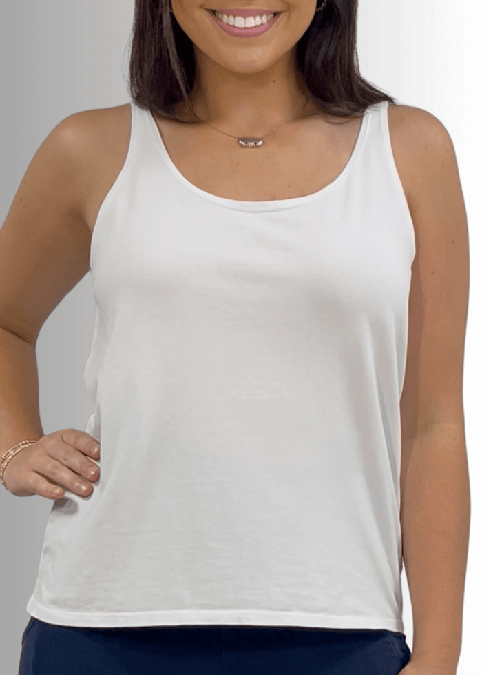 Twenty Four Seven Cotton Tank Top White - RFE Marketing Ventures