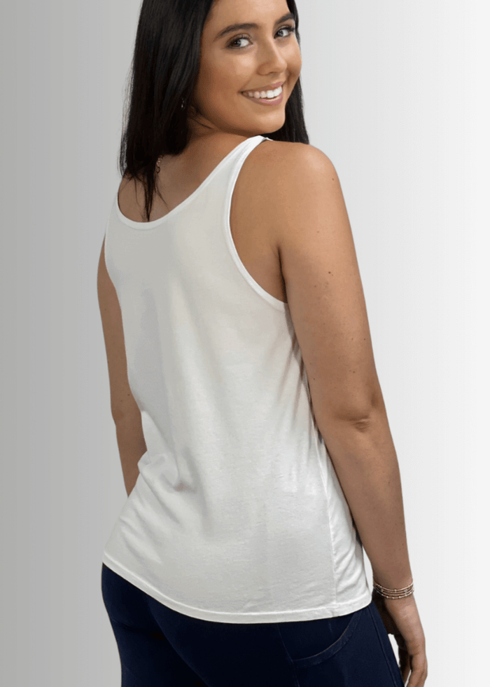 Twenty Four Seven Cotton Tank Top White - RFE Marketing Ventures