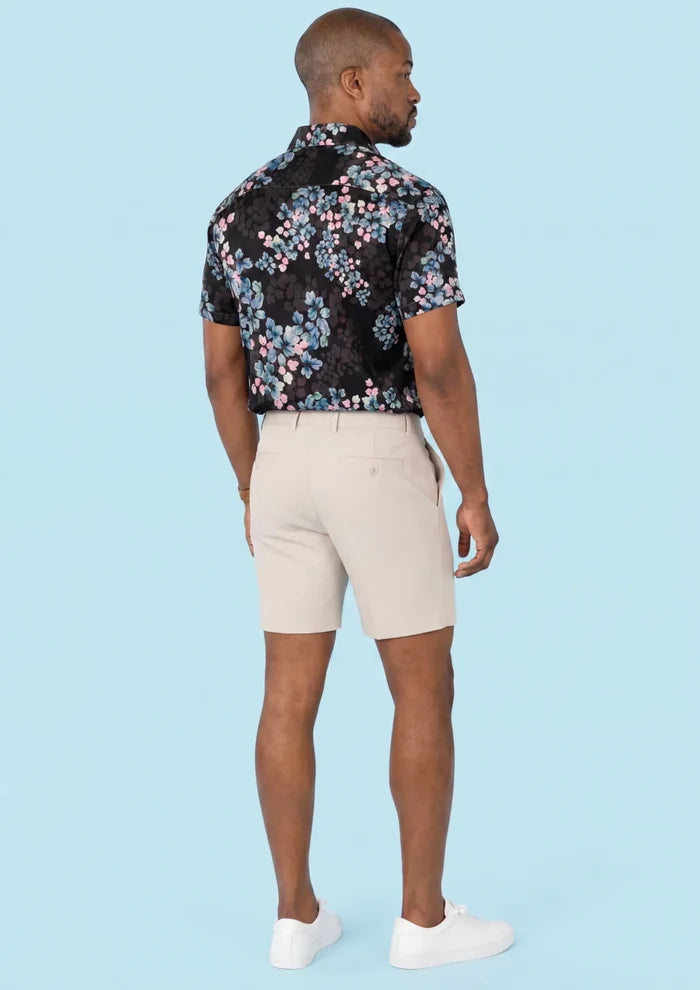 Twilight Garden Silk Shirt - SARTORO