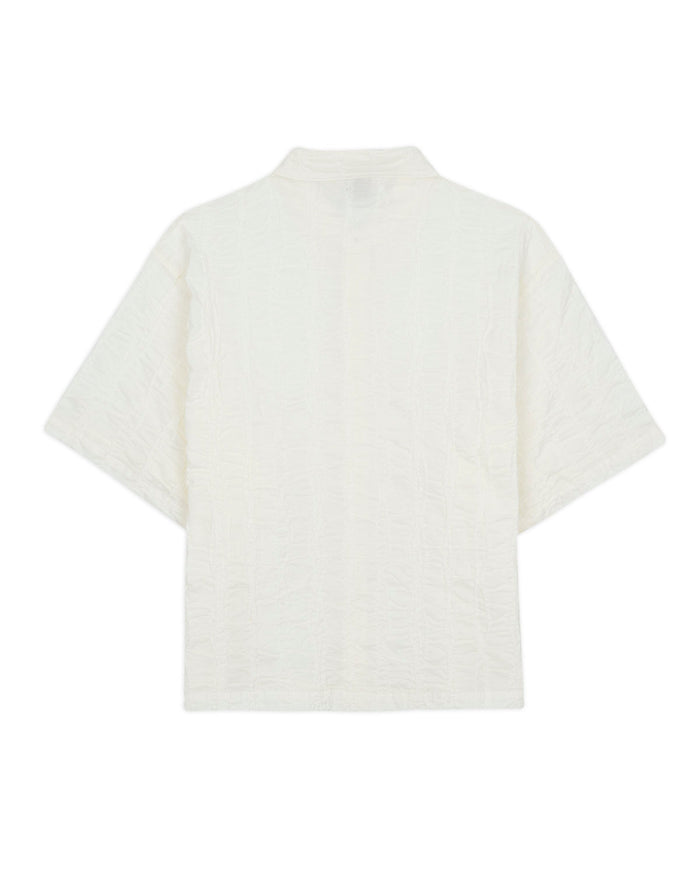 Twisted Piping Shirt - Natural