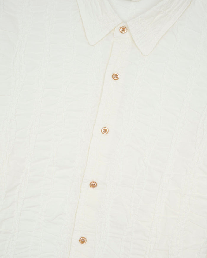 Twisted Piping Shirt - Natural