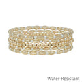 Two Tone Beaded Bracelet