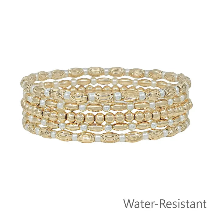 Two Tone Beaded Bracelet