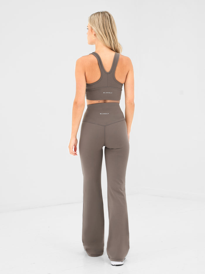 Ultimate Ruched Flares - Ash Brown